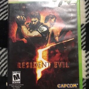 Xbox 360 game (resident evil)